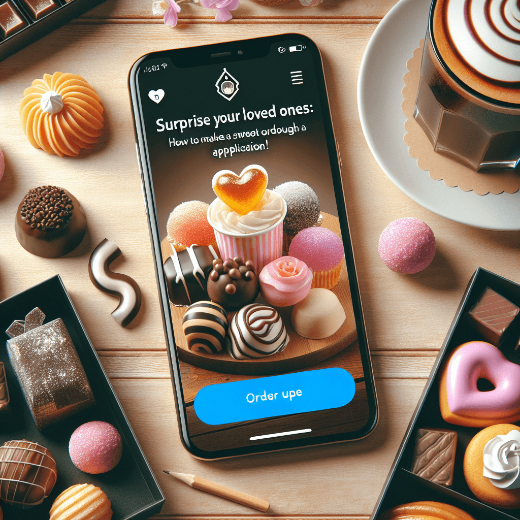 Prekvapte svojich blízkych: Ako na sladkú objednávku cez aplikáciu!